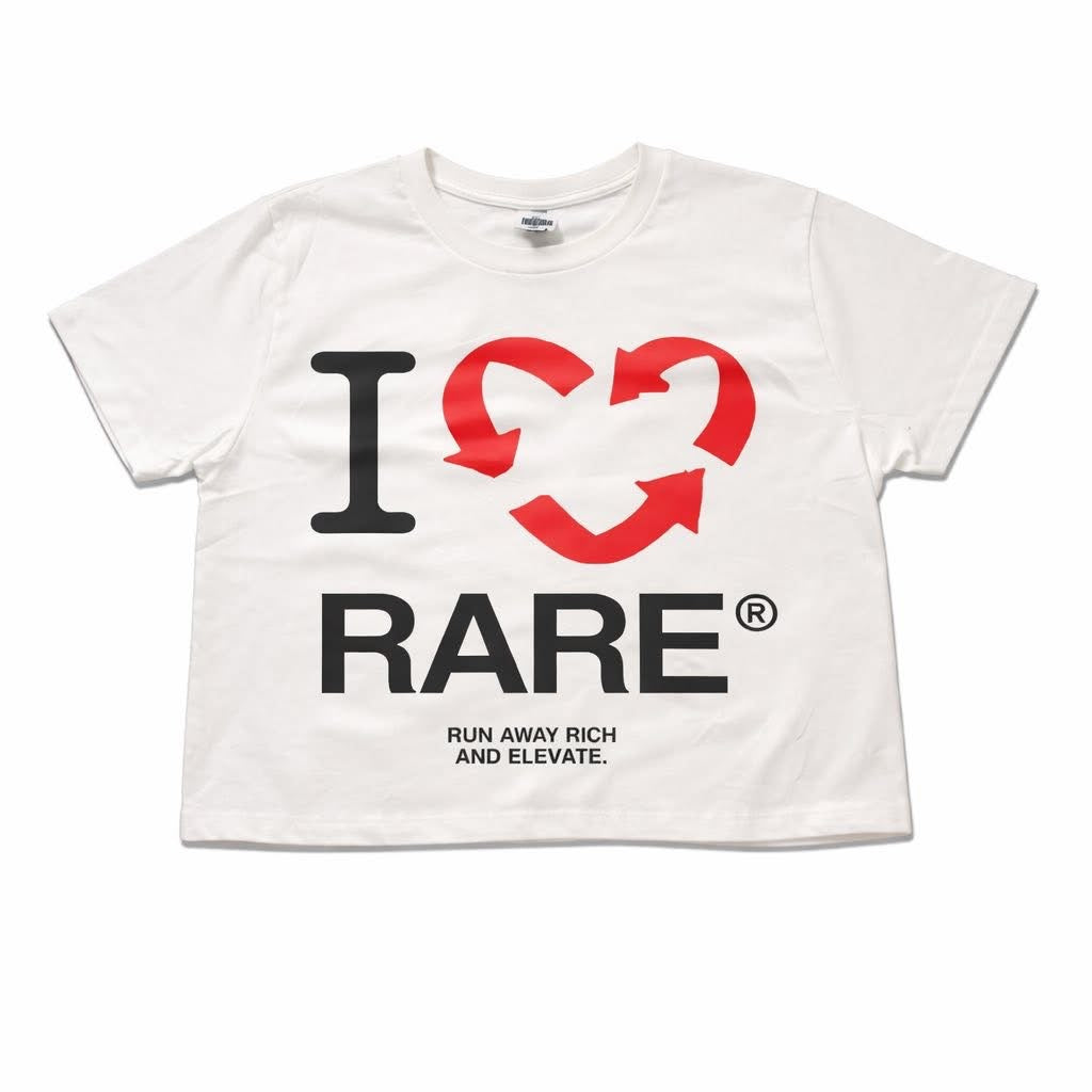 I LOVE RARE CROPPED TEE (Female)